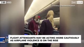 Flight Attendant Refuses To Allow Passengers To Board