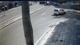 Video: Así fue el accidente protagonizado por un contratista de la alcaldía de Bucaramanga