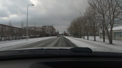 Driving around Reykjavik