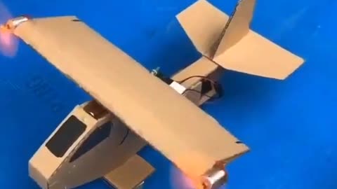 Airplane made of cardboard | Paper Airplane