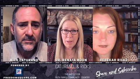 Nick Caturano & Rebekah Ricks Interview Dr. Renata Moon with Special Guest her Mom Milena at the end warning of the dangers of Communism by first hand account.