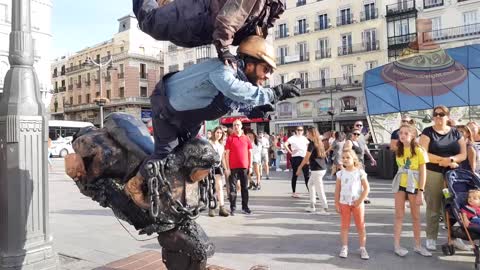 Amazing Street Performers | Floating and Levitating Trick