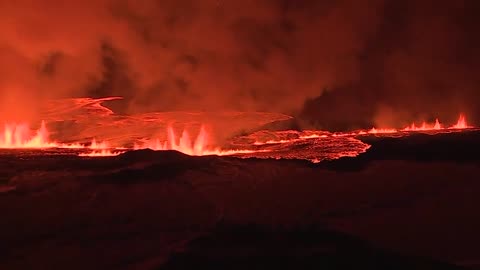 Volcano erupts in Iceland, 3rd eruption in 3 months