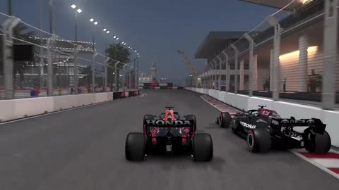 Jeddah Bottas Vs Verstappen Side By Side Battle