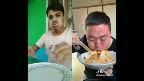 Funny Food Challange On TikTok Who will win INDIA Vs CHINA Be Me Stick