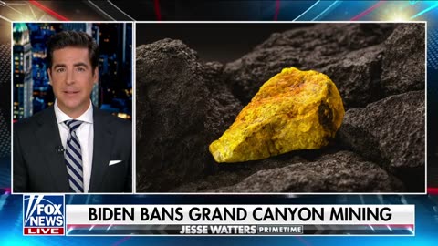 Biden blocked uranium mining today on a million acres bordering the Grand Canyon