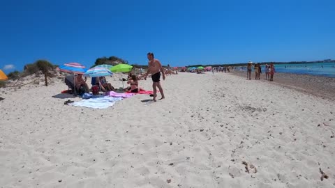 🇪🇸 Majorca's Caribbean Beach 🏖️🏝️ 4K Summer 2023