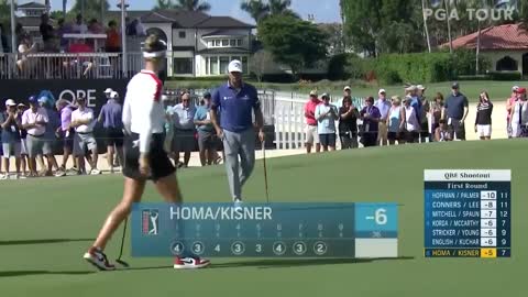 Homa and Kisner shoot 14-under 58 Round 1 QBE Shootout 2022