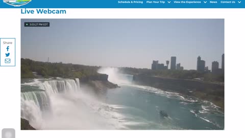 2023-05-29 1605 Right side of Niagara Falls. Aliens are upgrading water purification system.