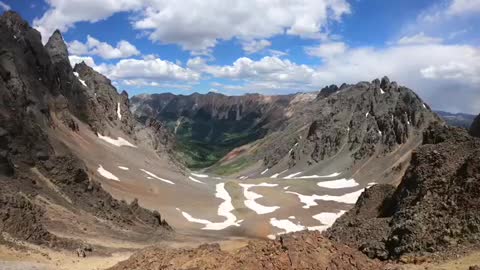 Trail running Silverton Colorado.