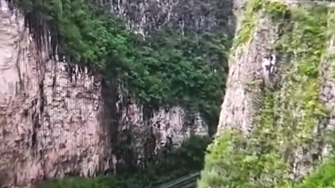 Explore the nature gorge inside the landscape by hiking on track?