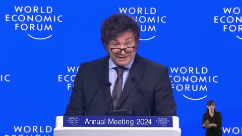 JAVIER MILEI DESTROZÓ LA AGENDA 2030 EN DAVOS