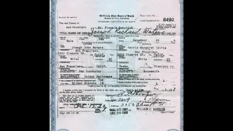 Your Birth Certificate is on the Stock Exchange