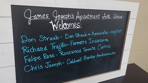 Joseph Apartments Talk Show #60