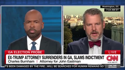 John Eastman's attorney Charles Burnham SLAMS his indictment - CNN 8-23-2023