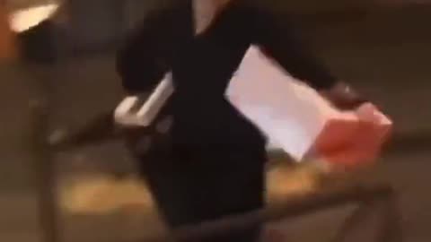Check out this thieving muslim woman stealing shit in France of course