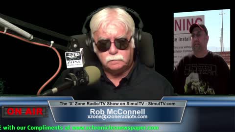 The 'X' Zone Radio/TV Show with Rob McConnell: Guest - ANTHONY SANCHEZ