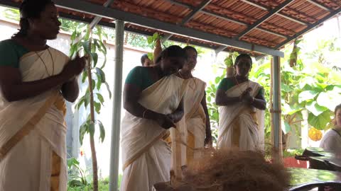 How coconut fiber rope is made