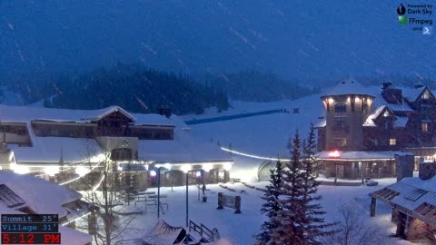 Big Sky Resort Time Lapse December 18th, 2018