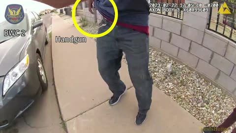 Body-cam shows alleged U-Haul thief waving gun shot, killed by Phoenix police
