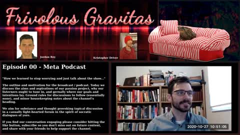 Frivolous Gravitas Ep.00: The Meta Show