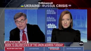 Stephanopoulos asks Psaki how new poll will impact Biden's State of the Union address