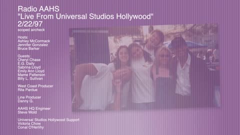 "Live From Universal Studios Hollywood" 2/22/97