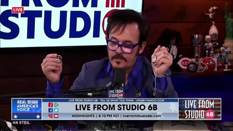 Trump 47 Lapel Pin & More on Live From Studio 6B #LFS6B #RAV