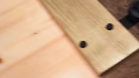 Putting hardware on a barn door