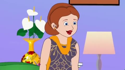 Three sisters and greedy sister-in-law cartoon video