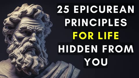 Epicureanism School of Thought 25 Epicurean Principles For Life Hidden From You Audiobook