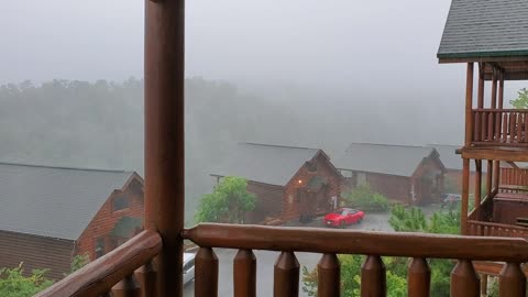 Rainstorm at Legacy Mountain Resort