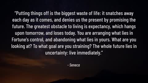 Seneca Quotes - LEARN HOW TO LIVE! (Greatest Stoicism Quotes)