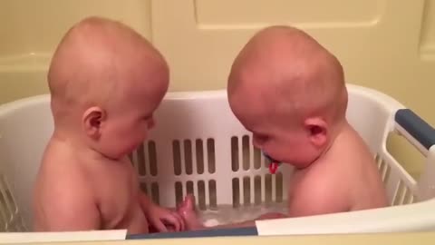 Twins Share A Pacifier - Cutest Moments - KYOOT