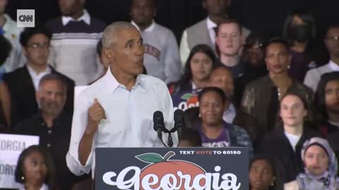 Obama sharply criticizes Herschel Walker at rally