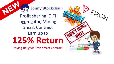 New Tron Smart Contract - Passive Income