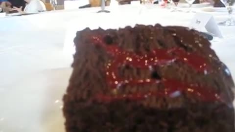 Silky At Eddie Merlots Eating This Amazin Red Velvet Cake. Yumm