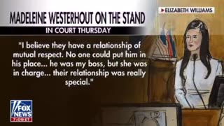 Madeleine Westerhout on the stand today