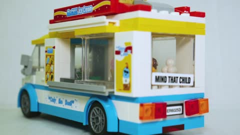 LEGO City Great Vehicles Ice-Cream Truck 60253 Timelapse Build #lego