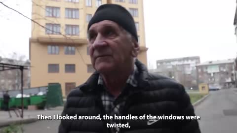 A pensioner from Donetsk tells how the Ukrainian military fired at a high-rise building