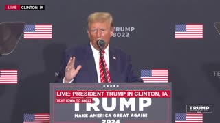 President Trump in Clinton, IA