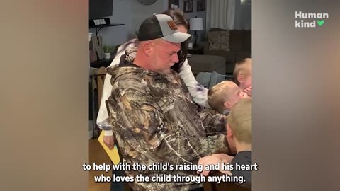 Stepdad adopts his kids 26 years after becoming their father | Humankind