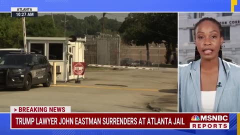 Trump lawyer john Eastman surrenders at Atlanta jail