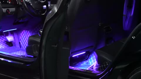 MICTUNING RGB Car LED Strip Light - 4pcs 48 LEDs