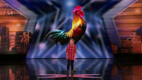 Lily Wilker_ 11-Year-Old Animal Impressionist Delights The Judges - America's Got Talent 2018