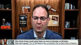 NBA TODAY _ WOJ [BREAKING NEWS] Kyrie Irving returns to Nets after Grizzlies game, maintains career