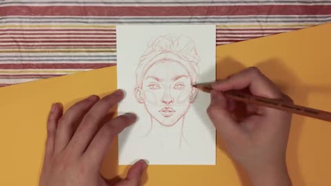 How To Draw Face - Eyes Nose Mouth