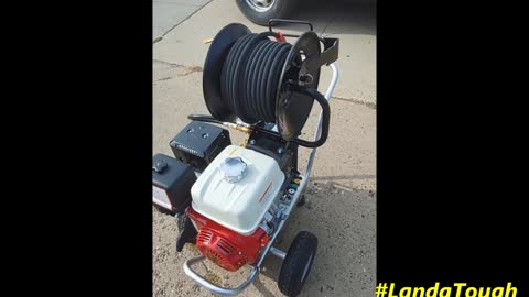 Landa HD Cold Water Pressure Washer with Hose Reel