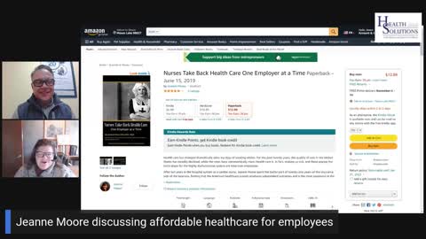 Jeanne Moore's book: Nurses Take Back Health Care One Employer at a Time on Health Solutions Podcast