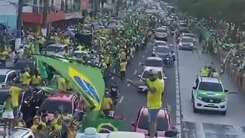 42nd day of protests in Brazil. BOLSONARO WON.